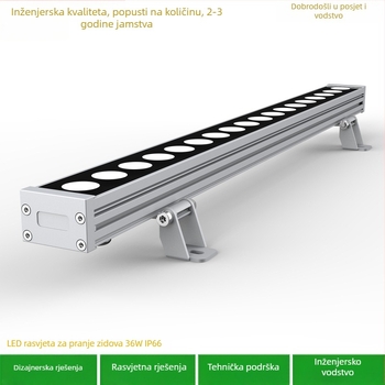 Vanjska vodootporna Cree LED rasvjeta za pranje zida, 36W, 2700K/3000K/2200K, linearno kućište