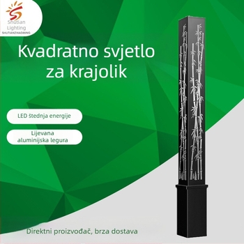 Solarne LED vanjske svjetiljke, kineskog stila, kvadratne pejzažne lampe za ceste, parkove i trgove