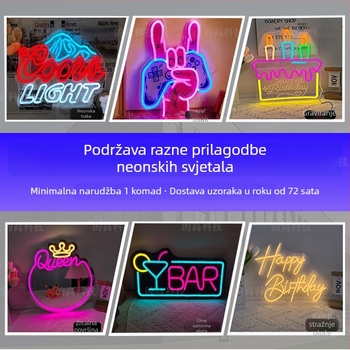 Prilagođena akrilna neonska riječ za vjenčanje i zaruke, unutarnje LED dekorativno svjetlo