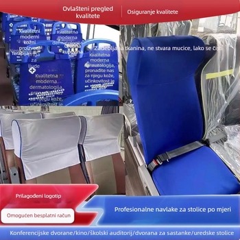 Po mjeri navlake za sjedala autobusa za Yutong i King Long, Shaolin 19-sjedalni minibus, Higer jastuci, školski autobus