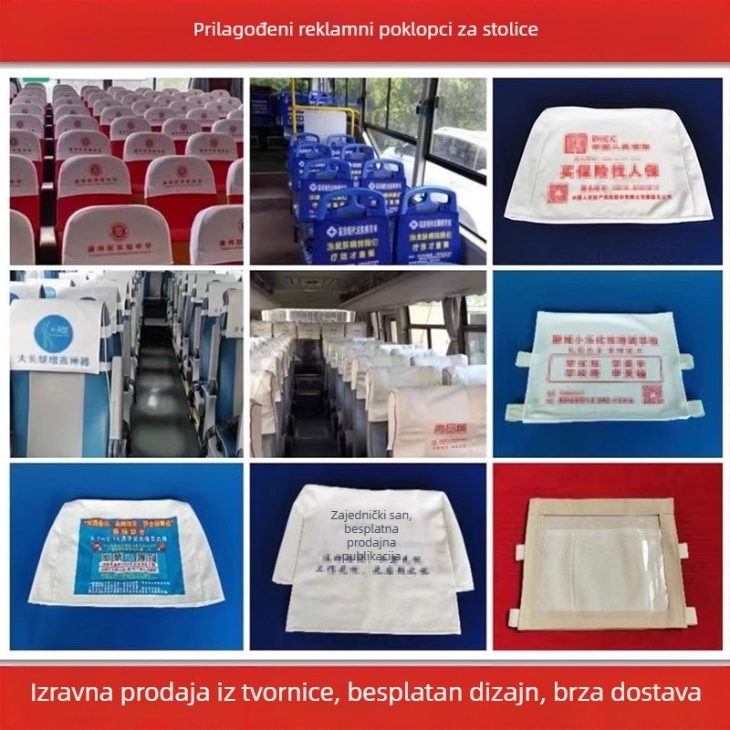 Po mjeri navlake za sjedala autobusa za Yutong i King Long, Shaolin 19-sjedalni minibus, Higer jastuci, školski autobus
