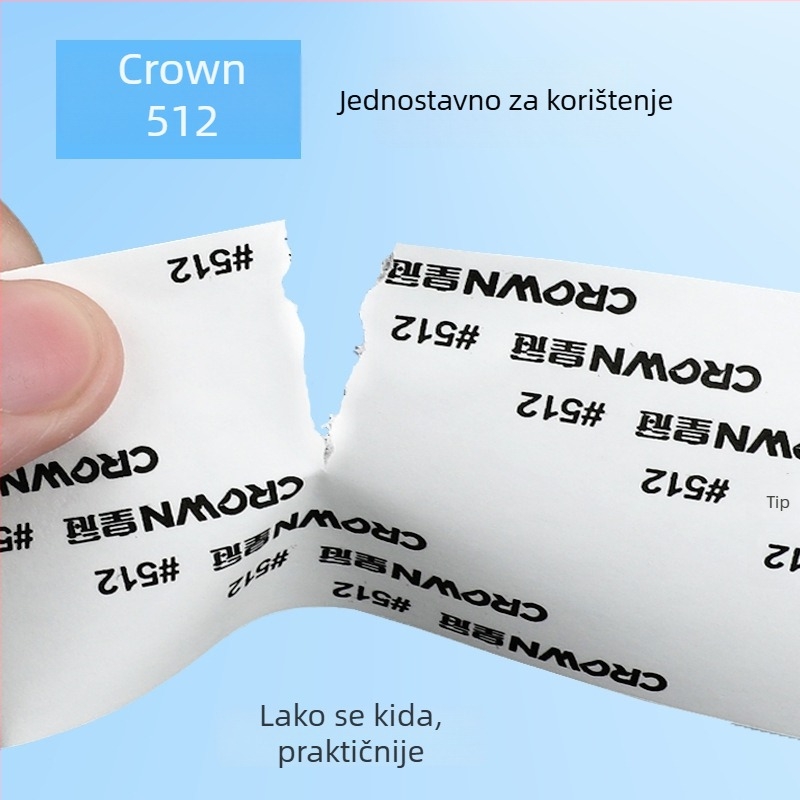 CROWN 512 dvostrana ljepljiva traka s jakom adhezijom, ultra tanka, otporna na visoke temperature za metalne i plastične dijelove, automobilska traka