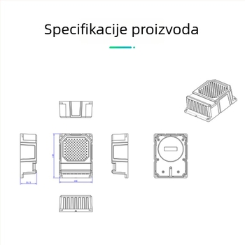 Alarm za stražnji pogled sa zvukovno-vidljivim upozorenjem za kamione i građevinska vozila