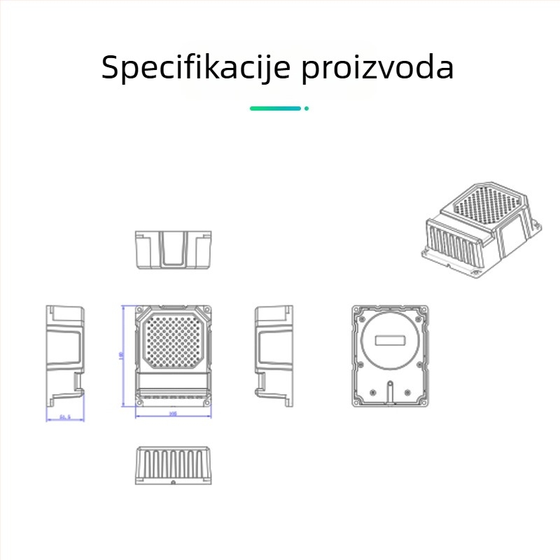 Alarm za stražnji pogled sa zvukovno-vidljivim upozorenjem za kamione i građevinska vozila