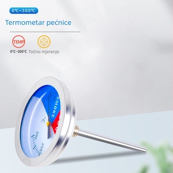Bimetalni termometar za BBQ i pećnicu, 300°C, promjer 52 mm, model X20