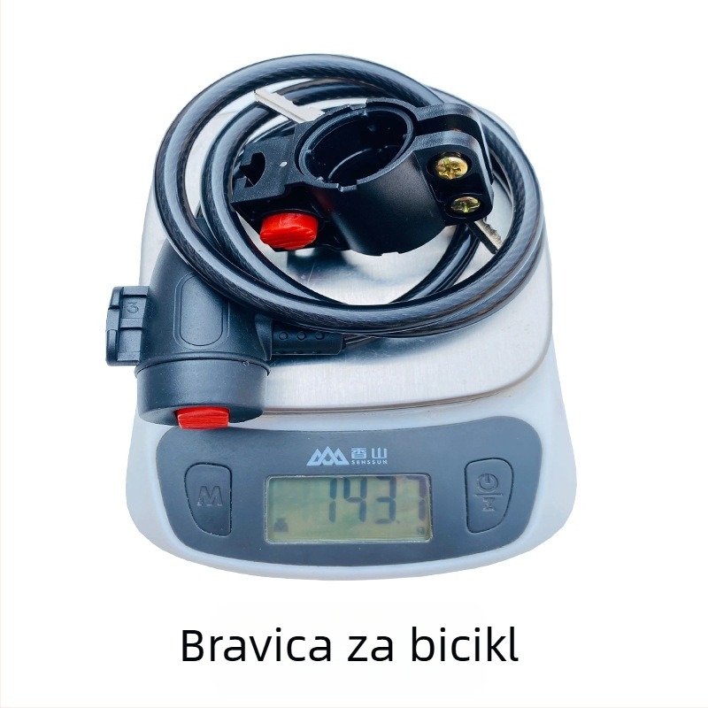 Brava za bicikl s kabelom i čeličnim jezgrom, za planinske i električne bicikle