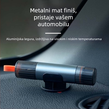 Automobilski sigurnosni čekić s višefunkcijskim alatom za spašavanje i mini razbijač prozora, prijenosno, tip pritiska