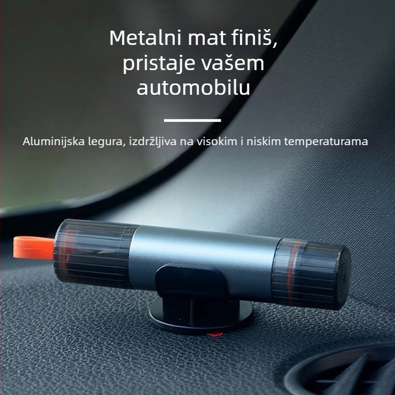 Automobilski sigurnosni čekić s višefunkcijskim alatom za spašavanje i mini razbijač prozora, prijenosno, tip pritiska