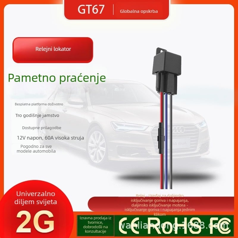 GPS lokator s relejem u stilu – auto tracker protiv krađe