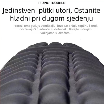 Navlaka za sjedalo motocikla s apsorpcijom udara, toplinskom izolacijom i prozračnosti; debeli jastučić za električna vozila i skutere; zaštita od sunca; univerzalno za sve sezone
