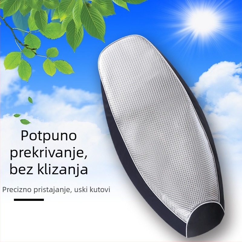 Kožni navlaka za sjedalo električnog skutera s dijamantnim uzorkom, vodootporna, UV zaštita i toplinska izolacija
