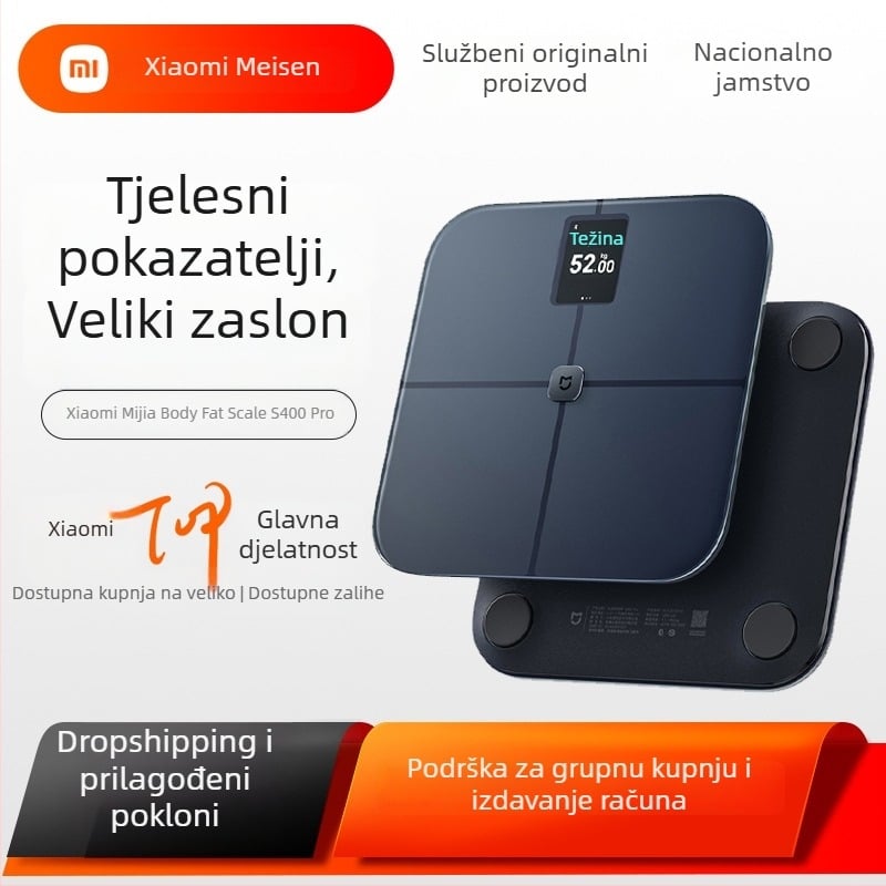 Vaga za tjelesnu masnoću S400Pro – pametna, precizna kućna vaga za mršavljenje za žene