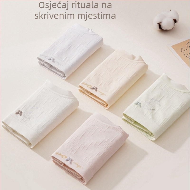 Manna 3050: 5-komplet ženskih bešivnih gaćica od modal antibakterijske mulberry svile s podstavom od svile