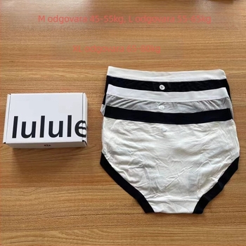 Ženske gaćice LULU, srednji pojas, modalno pamuk, prozračne, 3 komada u kutiji