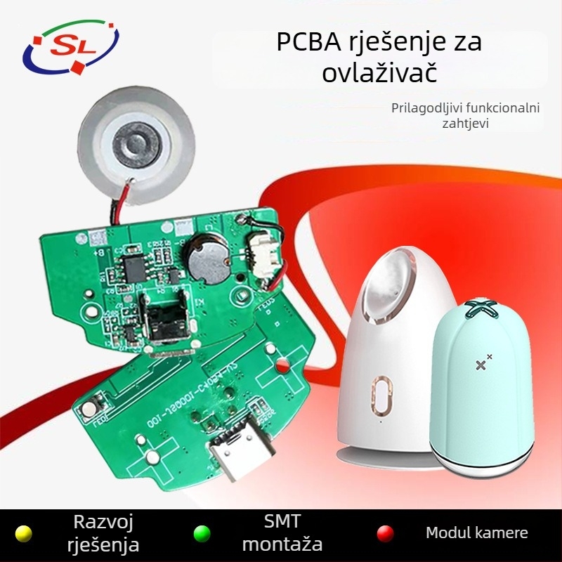 Rješenje PCB ploče za ovlaživač – glavna kontrolna ploča i PCBA, razvoj prema crtežima i uzorcima
