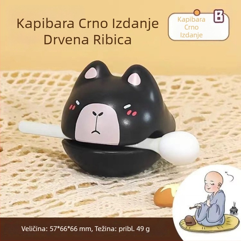Capybara stolna dekoracija za opuštanje – uredska dekoracija, poklon za rođendan ili Majčin dan