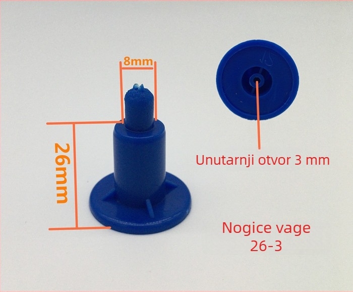 Pribor za elektroničke vage, plastični tanjur za vagu od 30 kg, plastična podrška tanjura, univerzalna podloga za tanjur