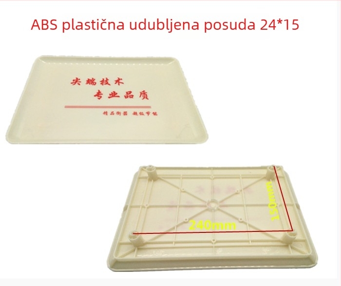 Pribor za elektroničke vage, plastični tanjur za vagu od 30 kg, plastična podrška tanjura, univerzalna podloga za tanjur
