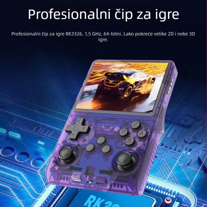 R40S Pro Prijenosna Ručna Konzola za Retro Arkadne Igre, Otvorenog Koda, Nostalgijska Mini