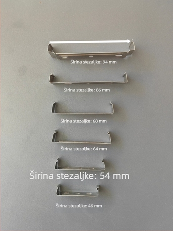 Specijalno oblikovan klip za lampu, držač LED cijevi, ploča za viseću lampu s trostranom zaštitom, U-oblik klips s 3 rupa za linearne lampe