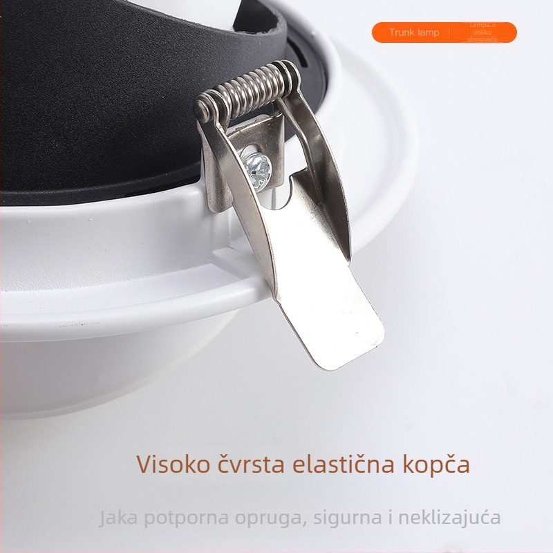 Ugrađena LED usmjerenja svjetla za trgovine odjećom i showroome, COB downlight
