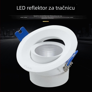 Ugradni LED spot za hodnik, stropno svjetlo s pozadinskim zidnim osvjetljenjem, s podesivim kutem i anti-sjaj