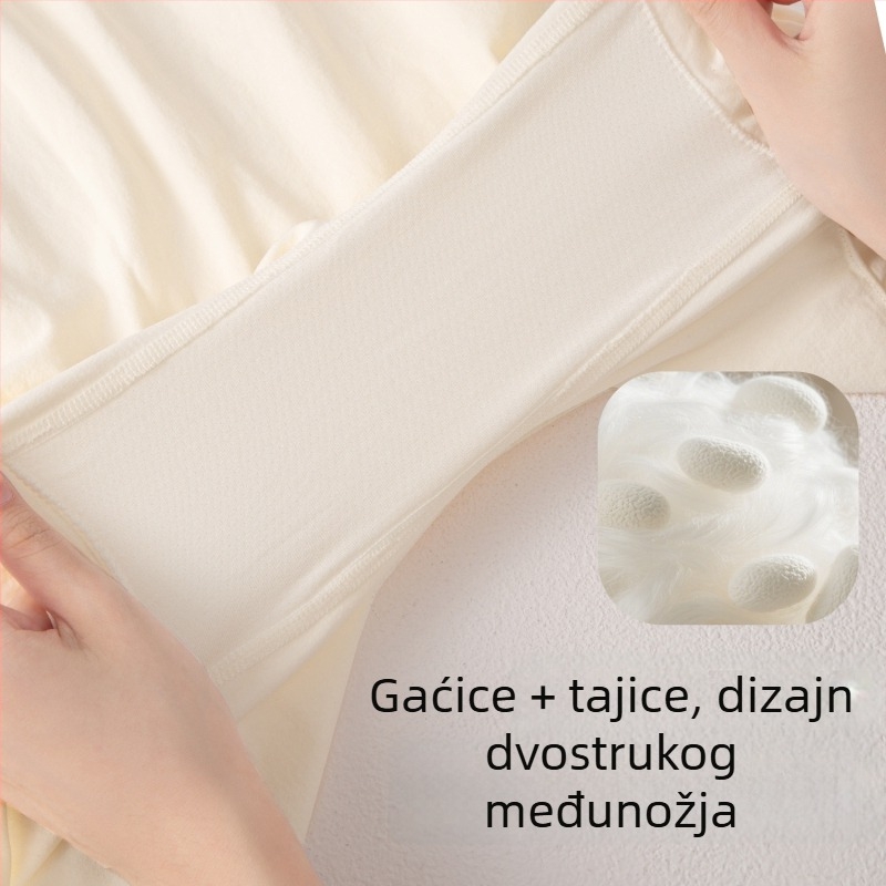 Bešavne trudničke gaćice s visokim strukom i 3D podrškom za trbuh, plus veličina, dvodjelni legging s produženim preponama