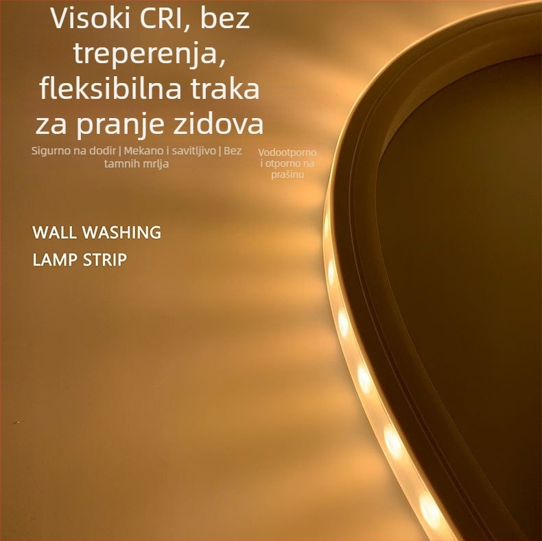 Silikonski LED trak za vanjsku upotrebu, vodootporan, 24V, fleksibilan, dimabilan, visoka svjetlost