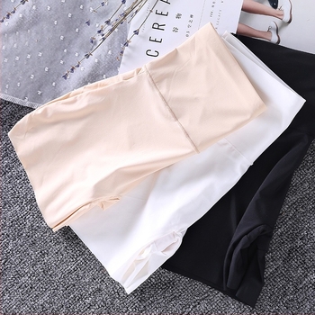 Ženske kratke bezšivne hlače s visokim strukom, Ice Silk, s pamukom