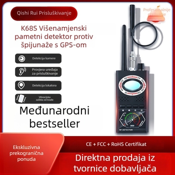K68S Detektor skrivenih kamera s GPS-om – protiv špijuna, protiv prisluškivanja i protiv praćenja