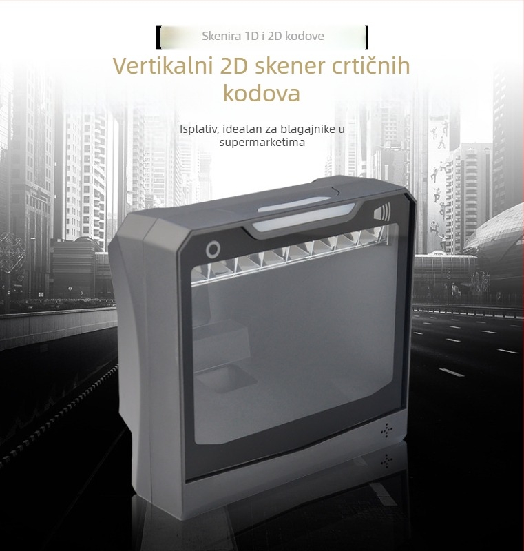 Wanku 4600S USB 2D platforma za skeniranje, kvadratnog oblika za supermarket blagajnu – skenira kodove proizvoda