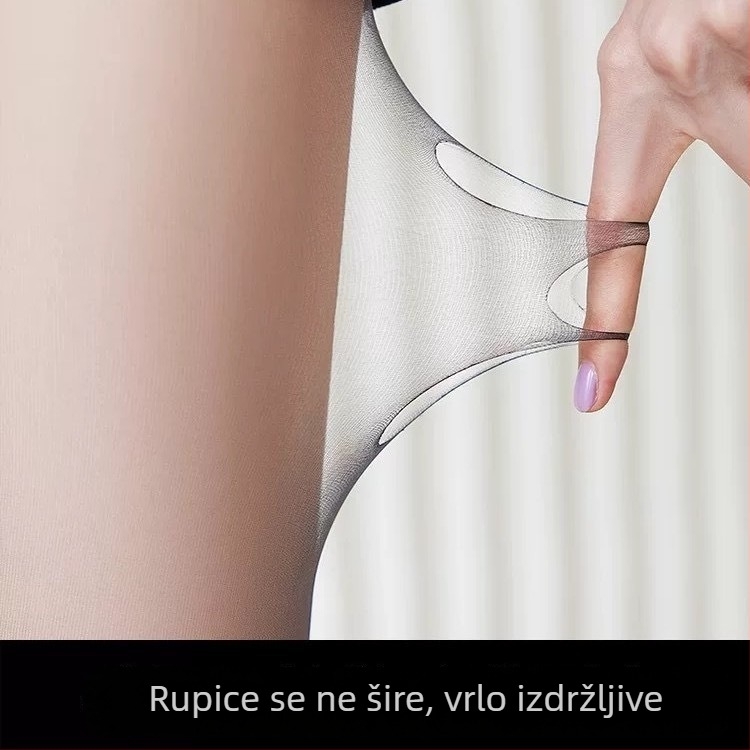 Crne ultra-tanke pantyhose za žene, prirodan osjećaj, 0D visoka prozirnost, proljeće-ljeto