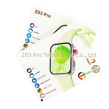 Z03 Pro Pametni sat s Bluetooth pozivom, 2,01-inčni zaslon, praćenje otkucaja srca, šećer u krvi i kisik u krvi, obavijesti o porukama i glasovne obavijesti