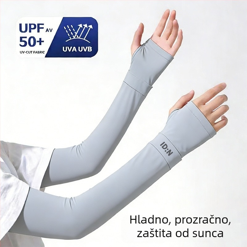 Novi stil rukava za zaštitu od sunca od Ice Silk, bezšivne, prozračne, širokog kroja, UV zaštita, modne rukave