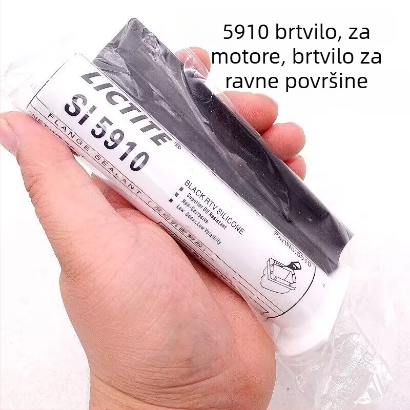 SI5910 Motorni sealant za automobile, brtva za uljnu posudu, otporan na ulje, visoka temperatura, vodootporan, crna guma