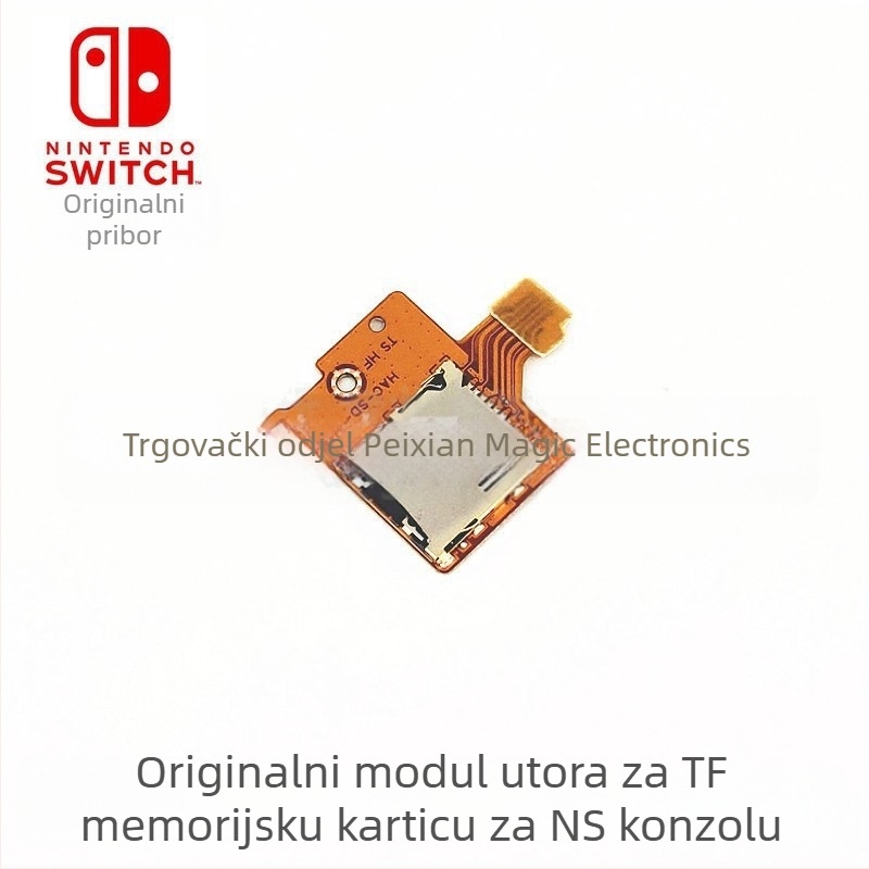 Dijelovi za popravak Nintendo Switch - utora za TF karticu i utora za Micro SD karticu - izvorno demontirani dijelovi
