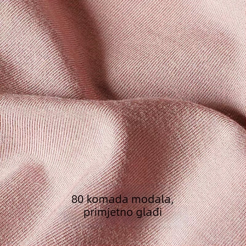 Ženske gaćice od modalnog materijala s antibakterijskom podstavom od pamuka, prozračne, bezšivne, plus veličina