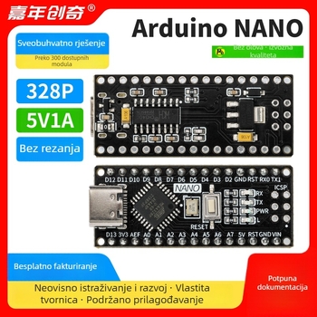 Kompatibilno s Arduino Nano razvojnom pločom, poboljšana verzija ATmega328P mikrokontrolera, ploča za početničko programiranje