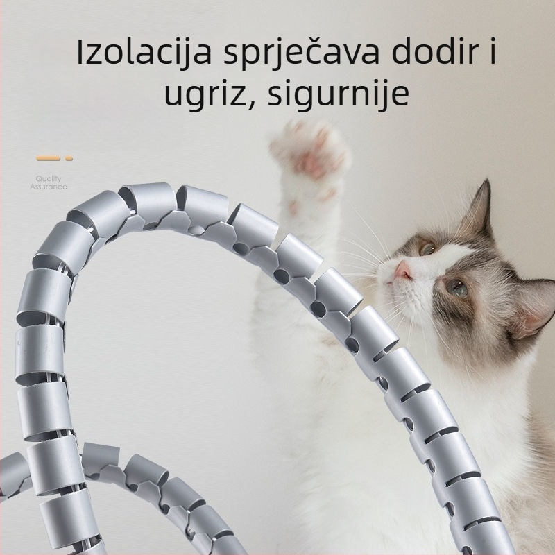 Navlaka za upravljanje računalnim kabelima, zaštitni pokrov protiv ugriza kućnih ljubimaca za izložene žice
