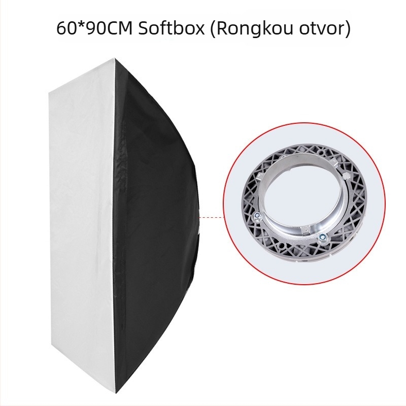 Kvadratni softbox 60×90 cm s difuzorom meke svjetlosti za fotografiju i video osvjetljenje