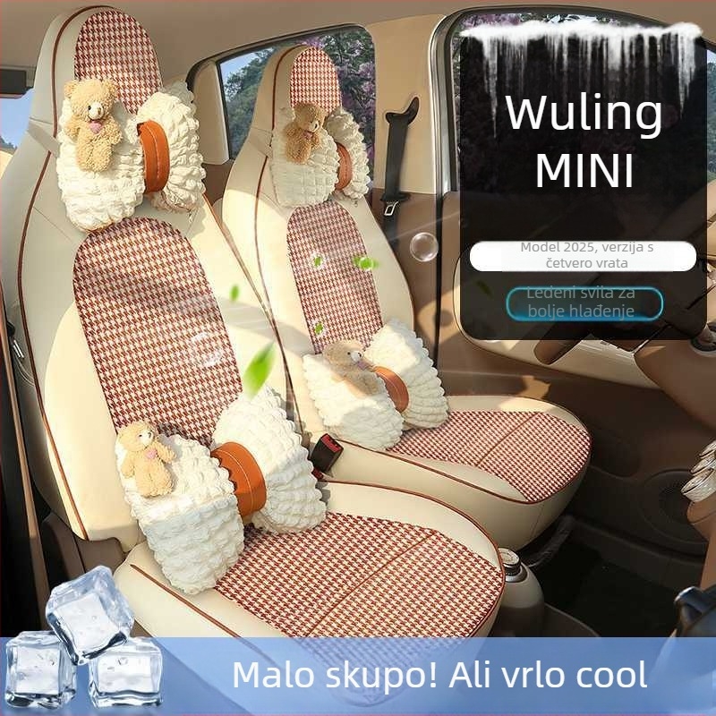 Navlake za sjedala Wuling Mini za četverovratnu verziju, četvrta generacija Hongguang EV Mini, jastučići za sva godišnja doba