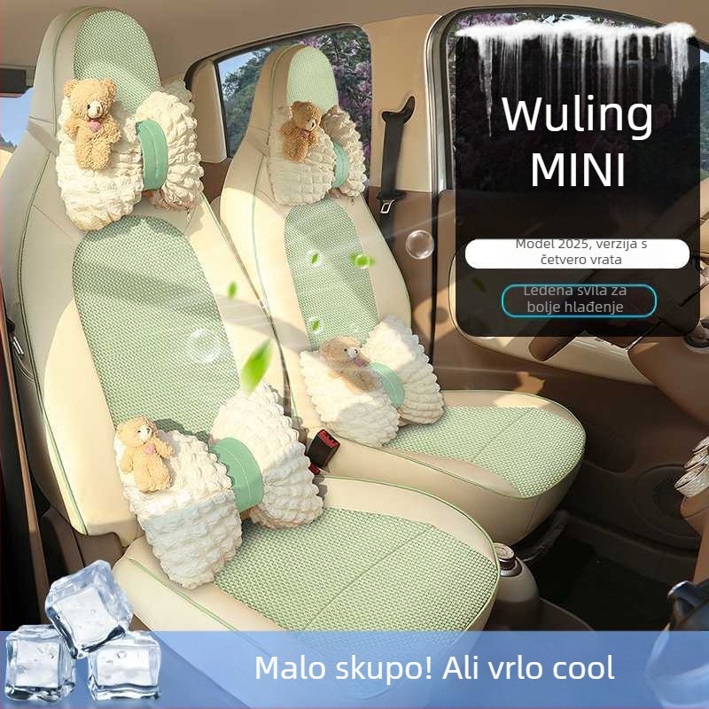 Navlake za sjedala Wuling Mini za četverovratnu verziju, četvrta generacija Hongguang EV Mini, jastučići za sva godišnja doba