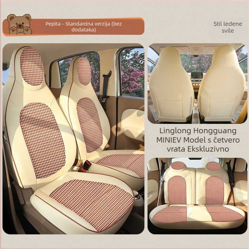 Navlake za sjedala Wuling Mini za četverovratnu verziju, četvrta generacija Hongguang EV Mini, jastučići za sva godišnja doba