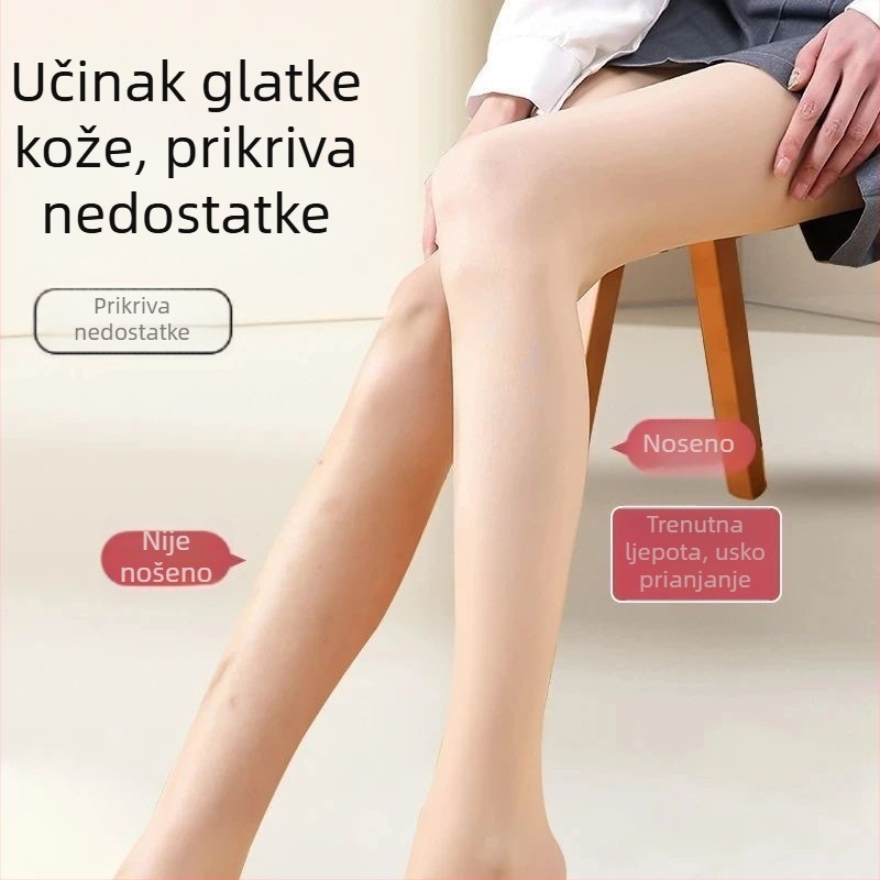 Tanke hlačne čarape od spandexa s anti-zadržavanjem, kompresijske, vitke noge, za žene