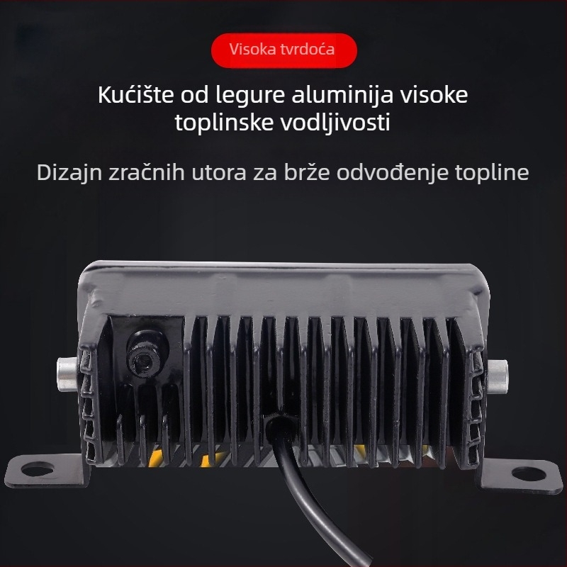 Automobilski LED laserski spot sa prednjom rešetkom i svjetlom za maglu, vanjski projektor dugog i kratkog snopa, krovni montirani spot