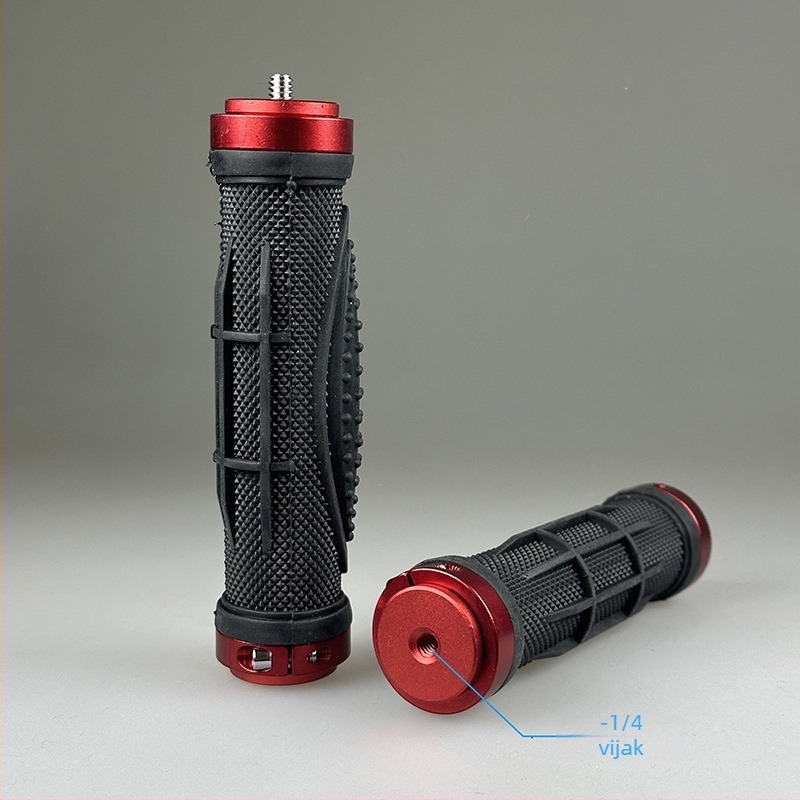DSLR ručna drška s gornjim držačem bljeskalice i LED svjetlom, kompaktni ručni stabilizator