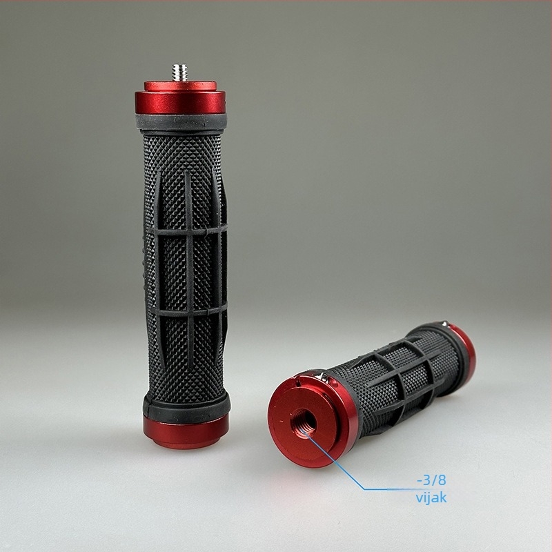 DSLR ručna drška s gornjim držačem bljeskalice i LED svjetlom, kompaktni ručni stabilizator