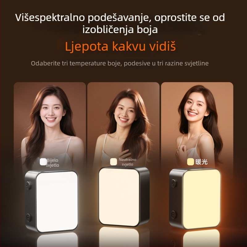 Magnetska džepna rasvjeta za DJI Pocket 3 — prijenosno osvjetljenje za vlog