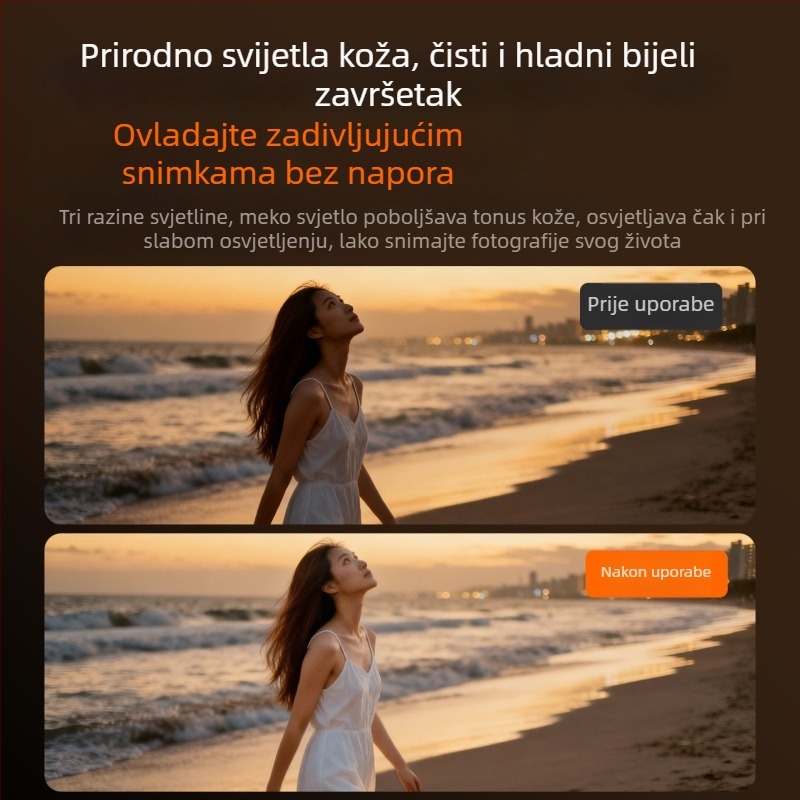 Magnetska džepna rasvjeta za DJI Pocket 3 — prijenosno osvjetljenje za vlog