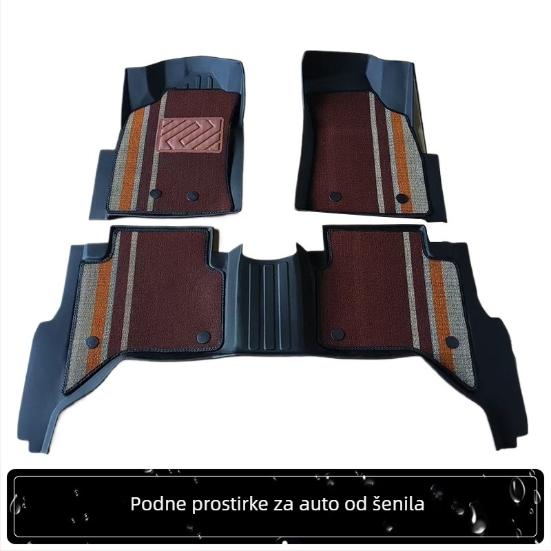 Univerzalne automobilske prostirke, prilagodljiv rez, protuklizne, otporne na habanje